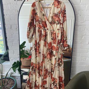 Baltic Born Fall Floral Lydia Maxi Dress